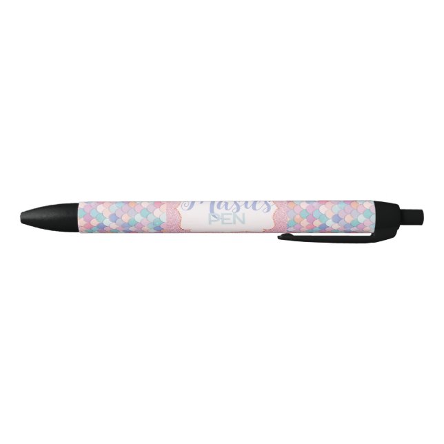 Noir Stylo rose sirène (Bas)