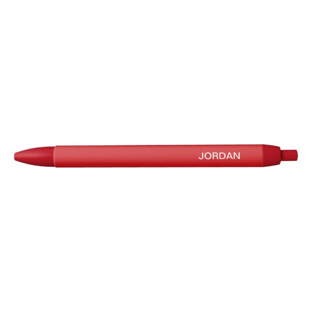 Noir Stylo rouge monogramme (Devant)