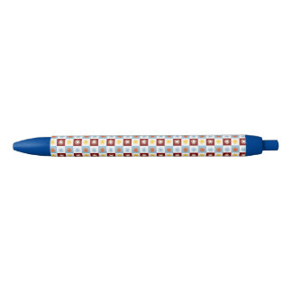 Noir Stylo Sunburst Or Bourgogne Bleu