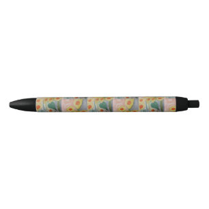 Noir Stylo tournesol Abstrait
