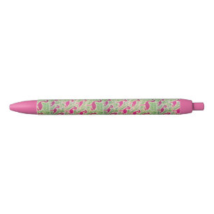 Noir Stylo tropical de Flamant rose