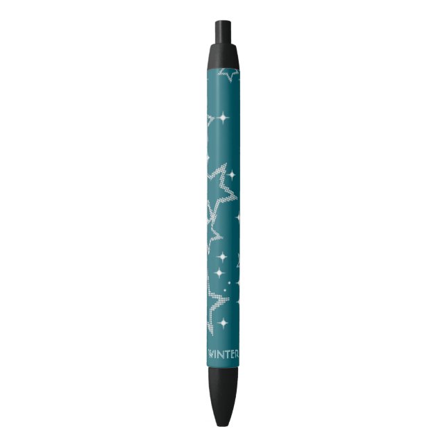 Noir stylo turquoise (devant Vertical)