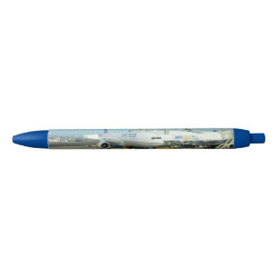 Noir Stylo uni d'avion d'air