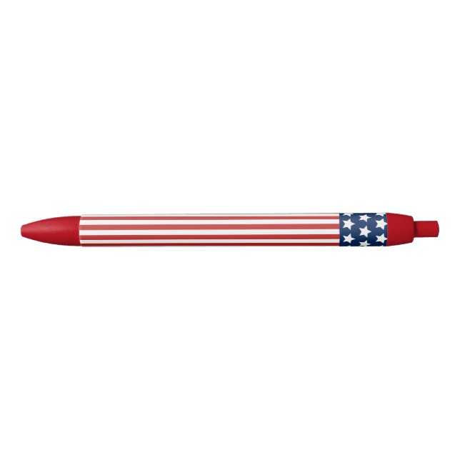 Noir Stylo USA Stars and Stripes (Devant)