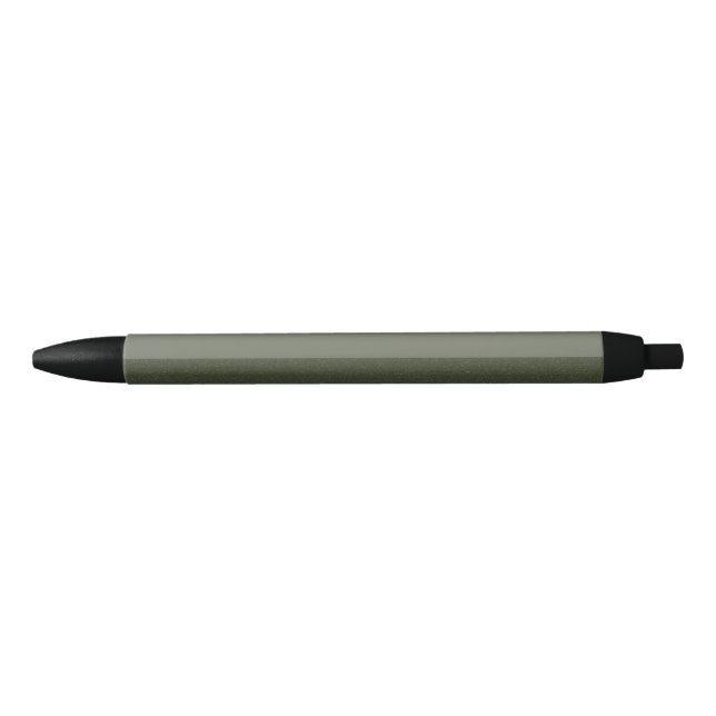 Noir Stylo vert mousse à deux tons - Prêt pour le logo  (Devant)
