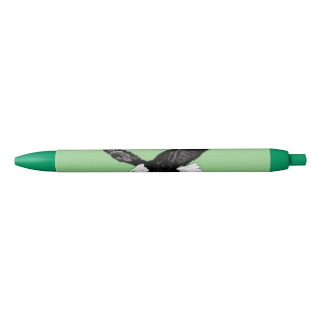 Noir Stylo volant américain d'aigle (Devant)
