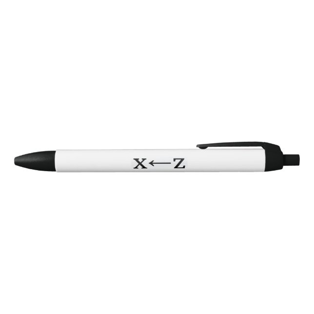 Noir Stylo Z -> X (Haut)