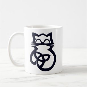 Noir Trinity Knot Celtic Chat Mug