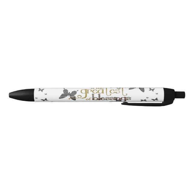 Noir Un stylo de citation True Friend (Bas)