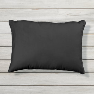 noir uni couleur uni coussin