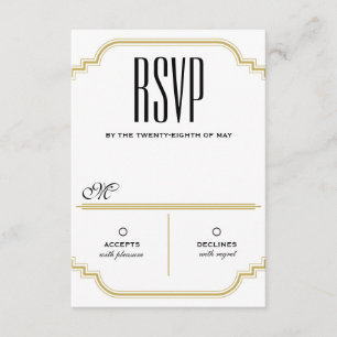 Noir vintage de diamant et carte de réponse d'or