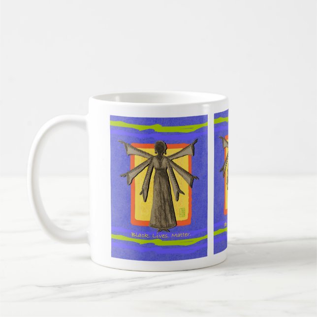 "Noir. Vit. C'est important." Mug (Gauche)