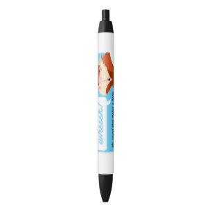 Noir "Wheek !" Stylo de cobaye