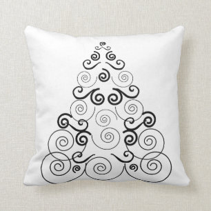 Noircissez, arbre de Noël en spirale, oreiller de