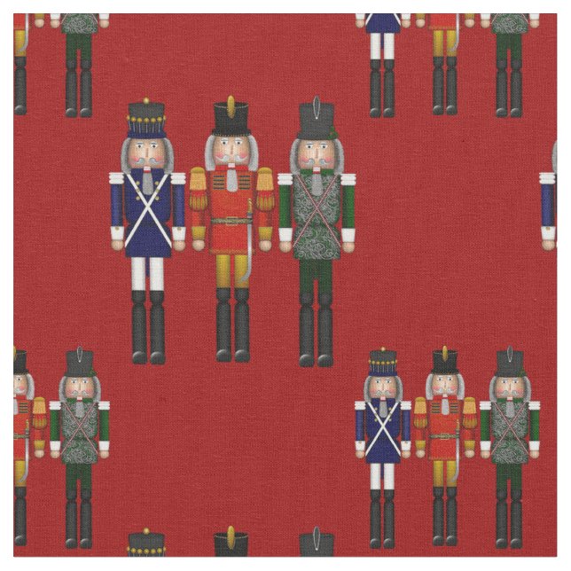 Noisette de Noël Trio tissu rouge (Fermer)