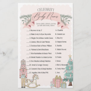 noisette rose célébrité bébé noms douche jeu