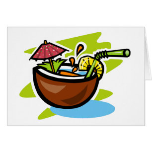 Noix de coco 2 Boisson de fruits tropicaux