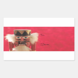 noix de cou avec autocollants de marque-cadeau de