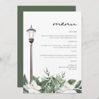 NOLA New Orleans Magnolia 5x7" Manger Menu