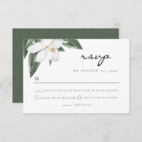NOLA New Orleans Magnolia Wedding Carte Postale RS