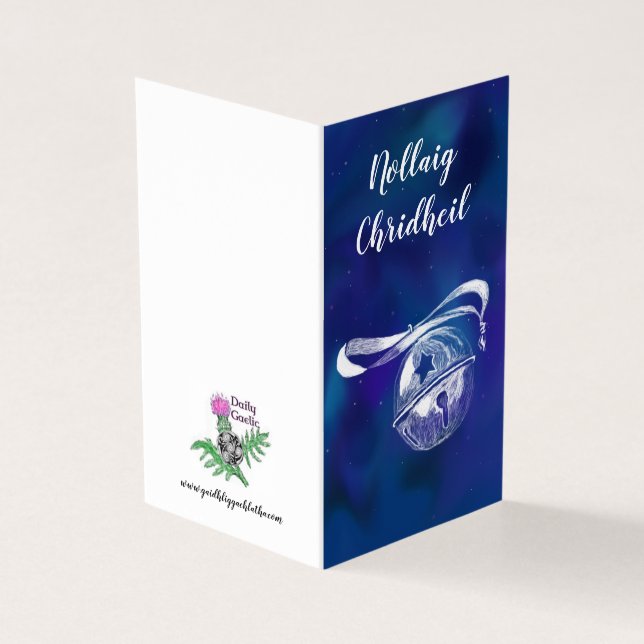 Nollaig Chridheil bleu (Outside)