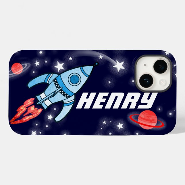 Nom 5 lettre fusée espace coque iphone de marine (Verso (horizontal))
