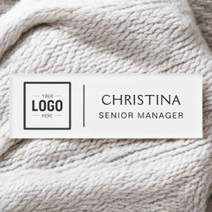 Nom Badge Magnet Custom Logo Nom de l'employé Bali