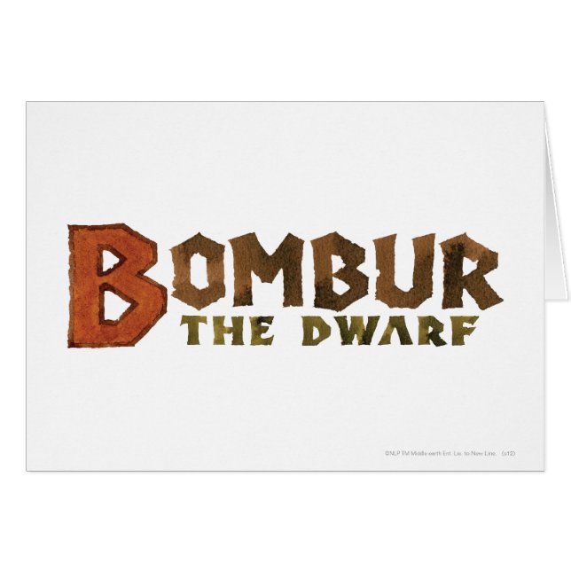 Nom Bombur (Devant horizontal)