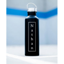 Nom bordé personnalisé - Bouteilles isolées