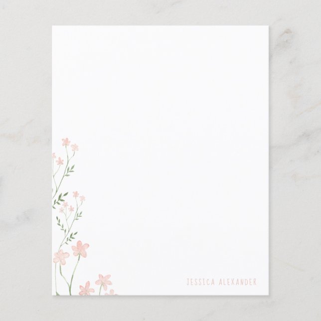 Nom Botanique Rose Personnalisé (Devant)