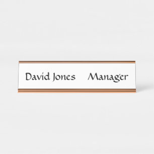 Nom Bureau Plaque Bureau Nom Plaque