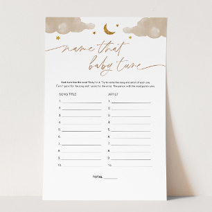 Nom Ce Bébé Tune Twinkle Star Baby shower Jeu