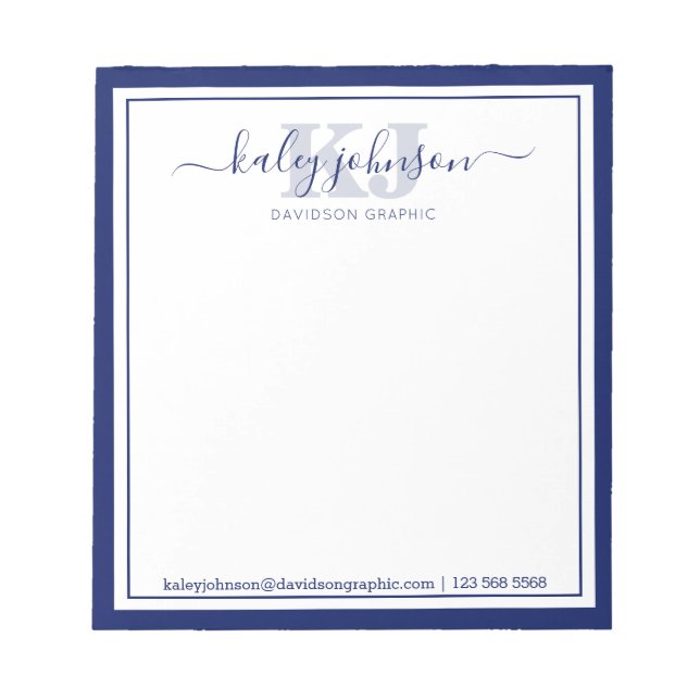 Nom commercial | À Partir Du Bureau Du Bloc-Notes (Devant)