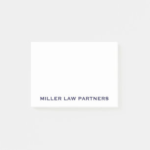 Nom commercial bleu marine Notes de post-it