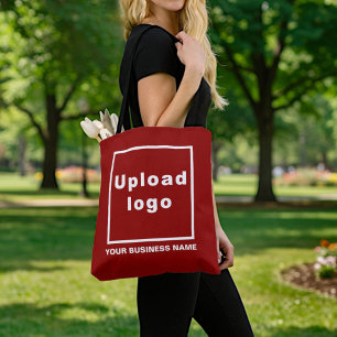 Nom commercial et logo sur le Sac fourre-tout roug