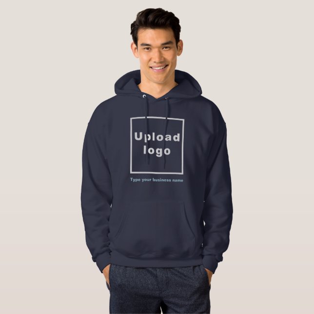 Nom commercial et logo sur le Sweat - shirt à capu (Devant entier)