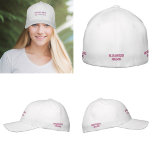 Nom commercial rose brodé sur Casquette<br><div class="desc">Casquette que vous pouvez customiser en tapant votre nom d'entreprise. Il sera brodé sur le casquette. La couleur du fil est rose. Vous pouvez l'inclure dans vos produits promotionnels, cadeaux ou cadeaux offerts à vos clients ou clients, une stratégie de marketing pour annoncer votre entreprise ou promouvoir votre marque. Casquette...</div>