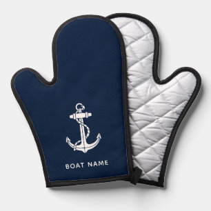 Nom de bateau ancre nautique personnalisé Croisièr