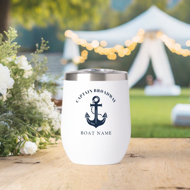 Nom de bateau personnalisé et identité nautique du (Mariage (pivoté))