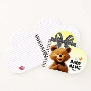 Nom de bébé de l'ours mignon Livre