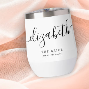 Nom de calligraphie de script élégant pour mariée