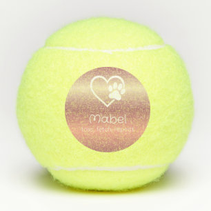 Nom de chien pêche Balle de tennis 'lancer, récupé