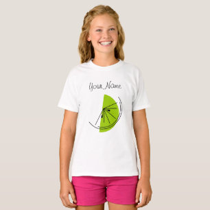 Nom de citron vert T-shirt pour filles