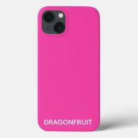 Nom de couleur rose Dragonfruit Coque-Mate coque i