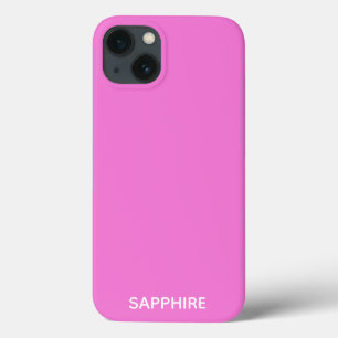 Nom de couleur rose Sapphire Coque-Mate coque ipho