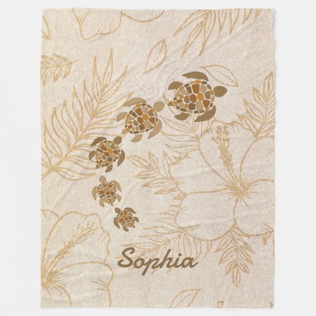 Nom de couverture personnalisé Sea Turtle Hawaii (Devant)