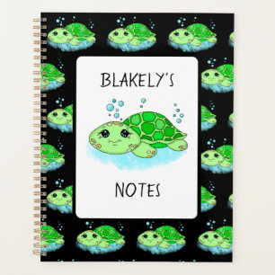 Nom de dessin personnalisé de la tortue mûre