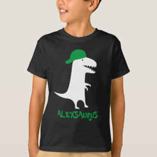 Nom de dinosaure personnalisé T-shirt enfant