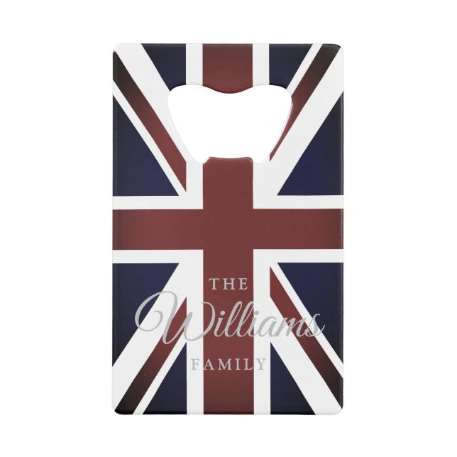 Nom de famille britannique vintage de coutume de (Devant)