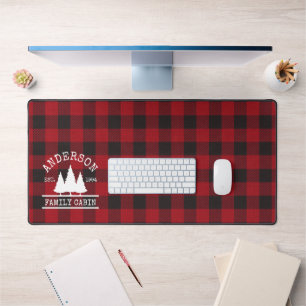Nom de famille du cabine Red Buffalo Plaid